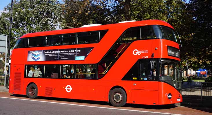 Go-Ahead London New Routemaster LT673